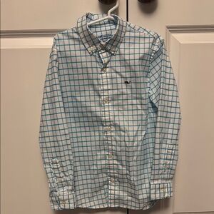 Vineyard Vines Boy’s Blue Checkered Shirt